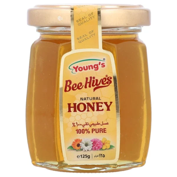 YOUNGS BEE HIVES HONEY 125G