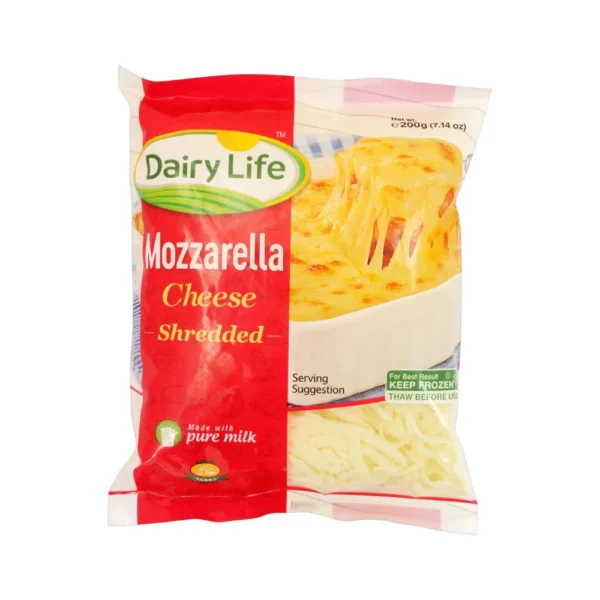 DAIRY LIFE MOZZARELLA CHEESE SHREDDED 200G