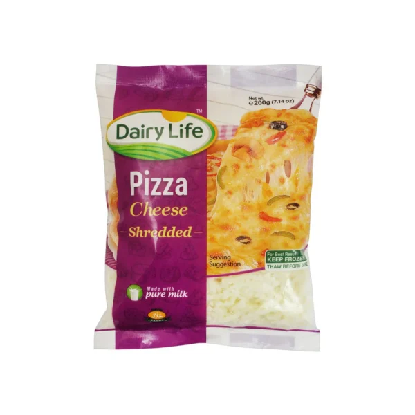 DAIRY LIFE PIZZA CHEESE SHEREDDED 200G