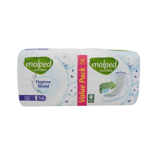 MOLPED MAXI THICK VALUE PACK EXTRA LONG 16PCS