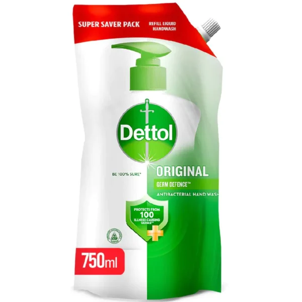 DETTOL HAND WASH ANTI-BACTERIAL REFILL POUCH 750ML