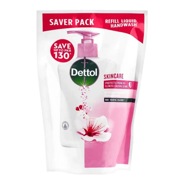 DETTOL ANTI-BACTERIAL HAND WASH SKIN CARE REFILL POUCH 375ML