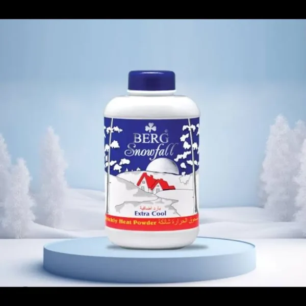 BERG EXTRA COOL SNOW FALL PRICKLY HEAT POWDER 225G