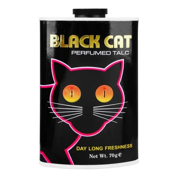 BLACK CAT PERFUMED TALC 70G