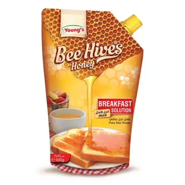 YOUNGS BEE HIVES NATURAL HONEY 400G