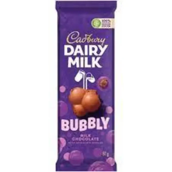 CADBURY DAIRY MILK BUBBLY MINIATURES 162G