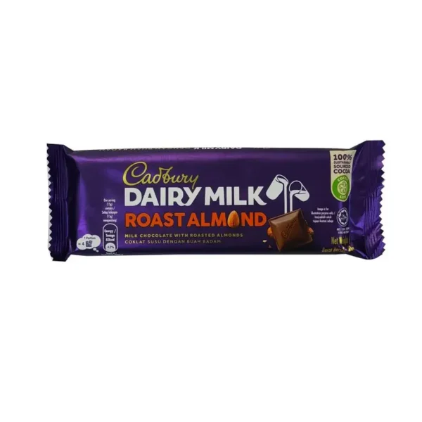 CADBURY DAIRY MILK ROAST ALMOND 90G