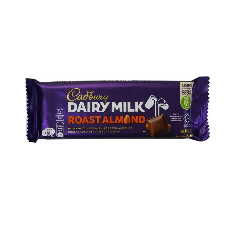 CADBURY-DAIRY-MILK-ROAST-ALMOND-90G.webp CADBURY DAIRY MILK ROAST ALMOND 90G - Image 1