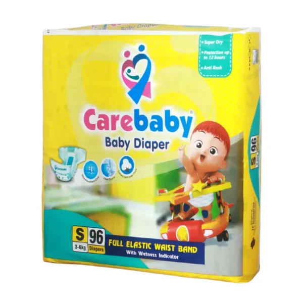 CAREBABY DIAPERS S 96PCS (3-6KG)