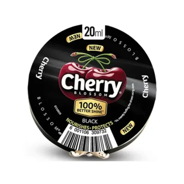 CHERRY BLOSSOM SHOE POLISH BLACK TAN 20ML