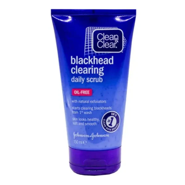 CLEAN & CLEAR DAILY BLACK HEAD CLEARING SCRUB 150ML