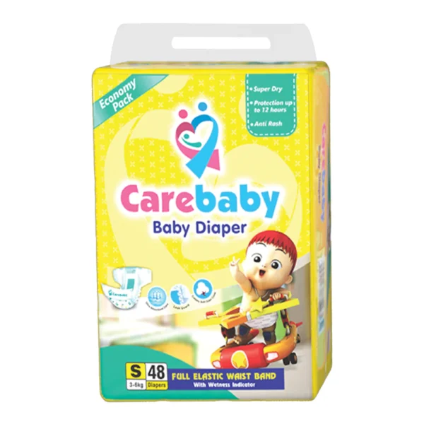 CAREBABY DIAPERS S 48PCS (3-6KG)