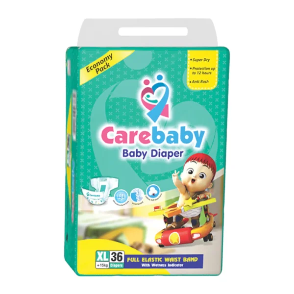 CAREBABY DIAPERS XL 36PCS (12-15KG)