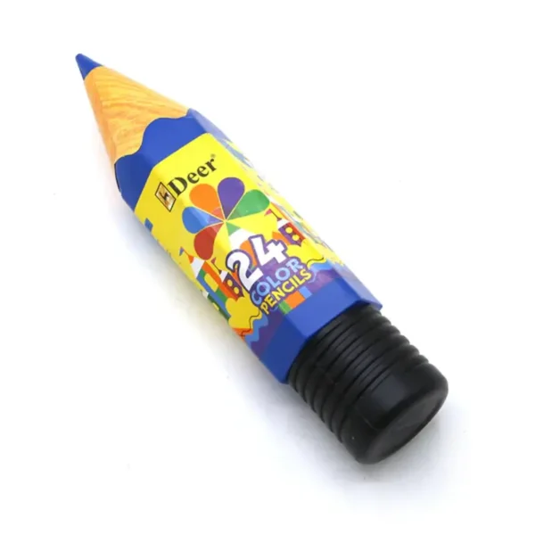 DEER PENCIL COLORS BOTTLE 24PCS