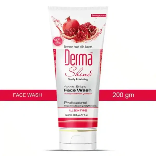 DERMA SHINE FACE WASH ACTIVE BRIGHT 200G