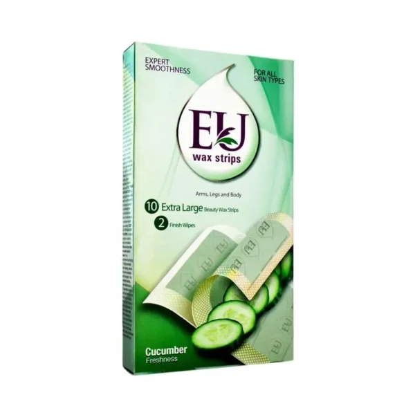 EU CREAM WAX STRIPS CUCUMBER XL 12S