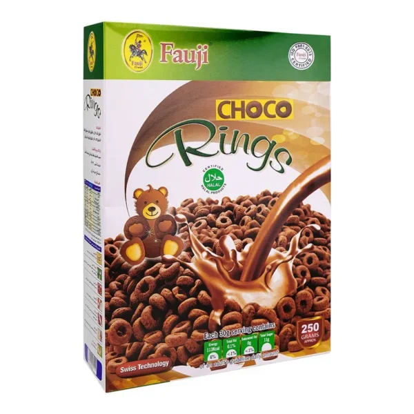 FAUJI CEREALS CHOCO RINGS 250G