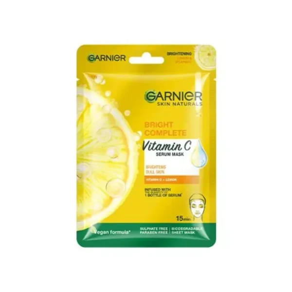 GARNIER LIGHT COMPLATE SERUM MASK 28G
