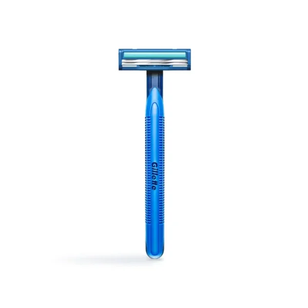 GILLETTE RAZOR BLUE II PLUS GREEN STRIPE (1PCS)