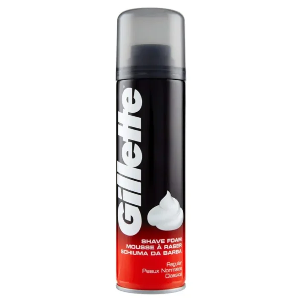 GILLETTE SHAVE FOAM REGULAR. 200ML