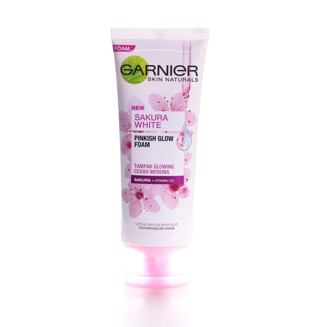 IMG-20200420-WA0059.webp GARNIER SAKURA WHITE FOAM FACE WASH 100ML - Image 1