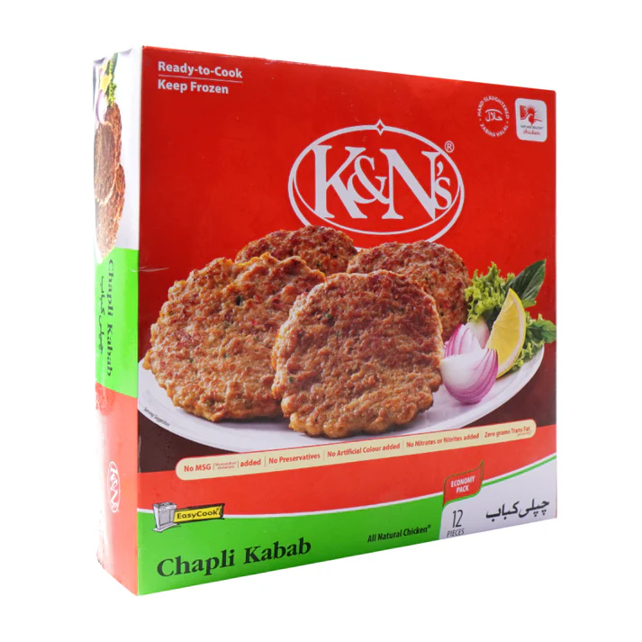 KNS-CHAPLI-KABAB-900G.webp K&N CHAPLI KABAB (12PCS) 888G - Image 1