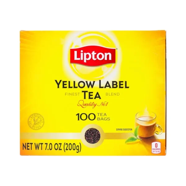 LIPTON YELLOW LABLE TEA BAG 100PCS
