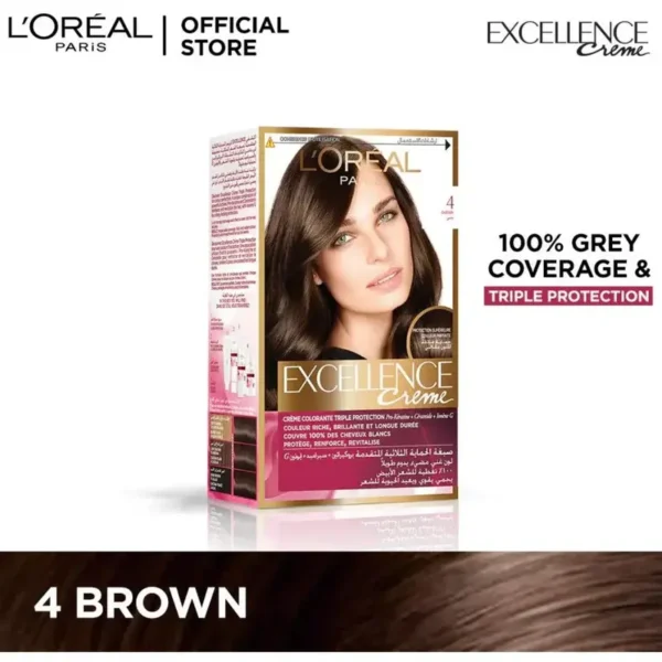 LOREAL PARIS EXCELLENCE CREME HAIR COLOR(4)