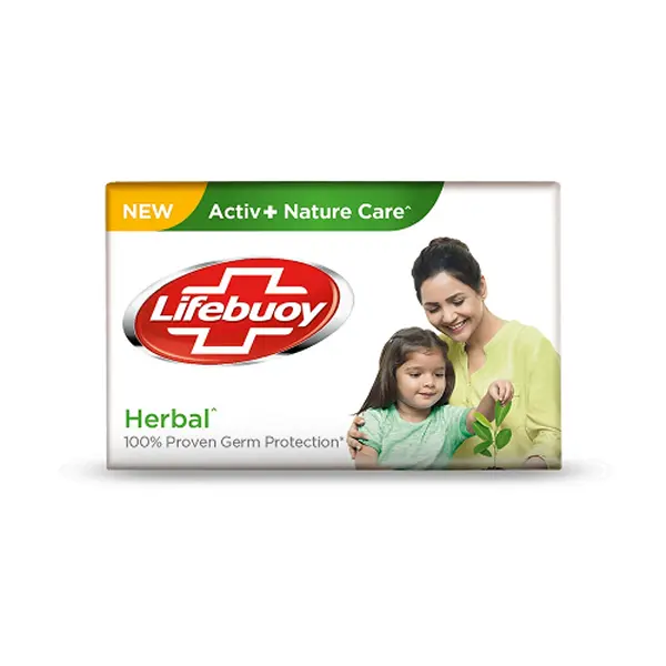 Lifebuoy_Nature_Herbal_Soap_128g_d42f05ac-719d-42b5-b83c-6ef84cce557e.webp LIFE BUOY HERBAL SOAP 128G- - Image 1