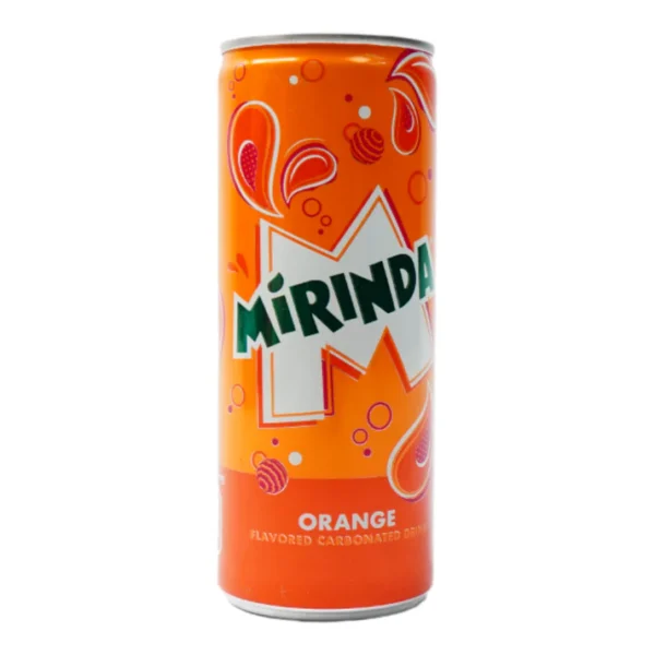 MIRINDA ORANGE TIN 250ML