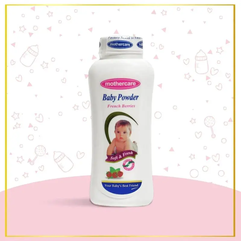 MOTHERCARE-BABY-POWDER-FRENCH-BERRIES-130GM.webp MOTHER CARE BABY POWDER FRENCH BERRIES 130G - Image 1