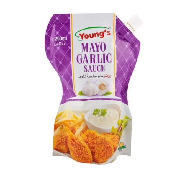 YOUNG'S MAYO GARLIC SAUCE 200ML