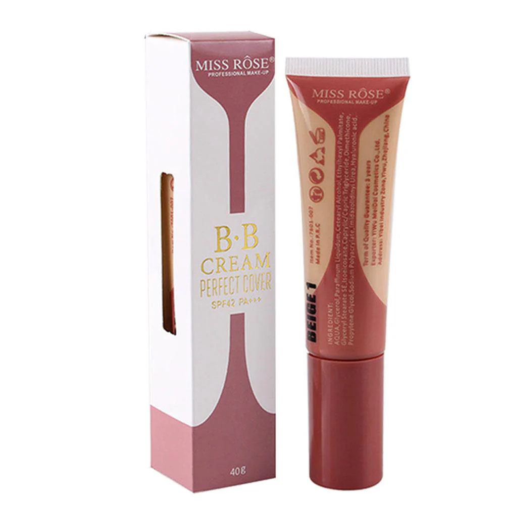 Miss-Rose-BB-Cream-Perfect-Cover.webp MISS ROSE BB CREAM PERFECT COVER BEIGE2 40G - Image 1