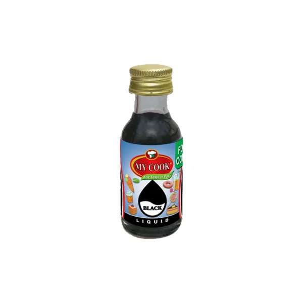 MY COOK BLACK FOOD COLOR LIQUID 28ML