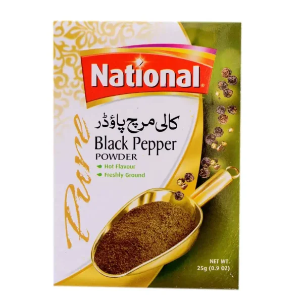 NATIONAL BLACK PEPPER POWDER 25G