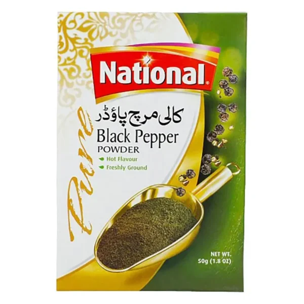 NATIONAL BLACK PEPPER POWDER 50G