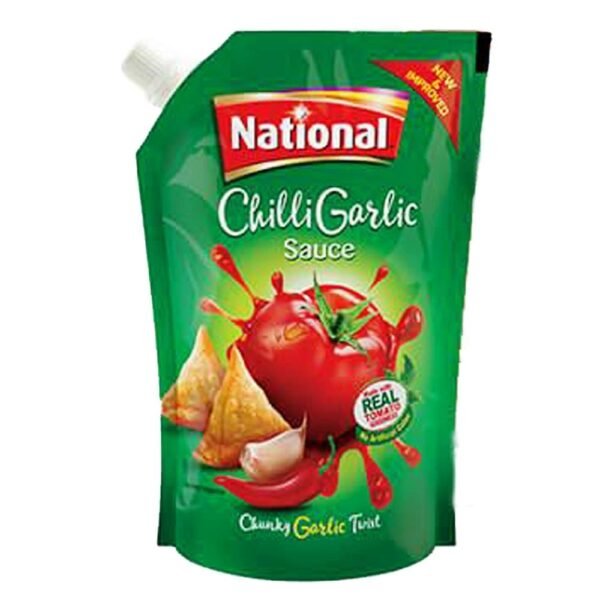 NATIONAL CHILLI GARLIC SAUCE 475G