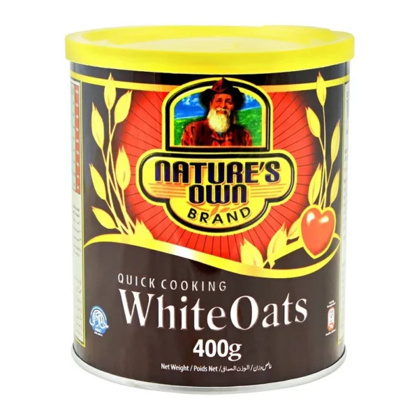 NATURE'S OWN WHITE OATS TIN 400G