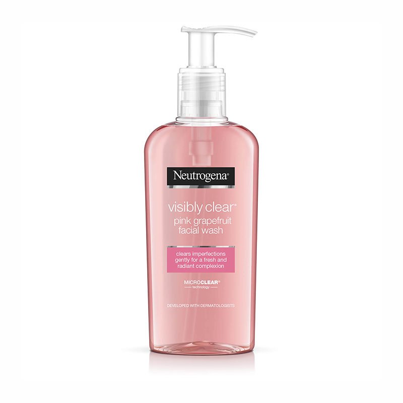 Neutrogena-Visibly-Clear-Pink-Grapefruit-Facial-Wash-200ml NEUTROGENA VISIBLY CLEAR PINK GRAPEFRUIT FACE WASH 200ML - Image 1