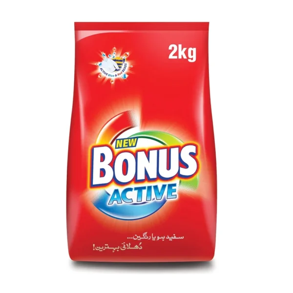 BONUS WASHING POWDER ACTIVE POUCH 2KG