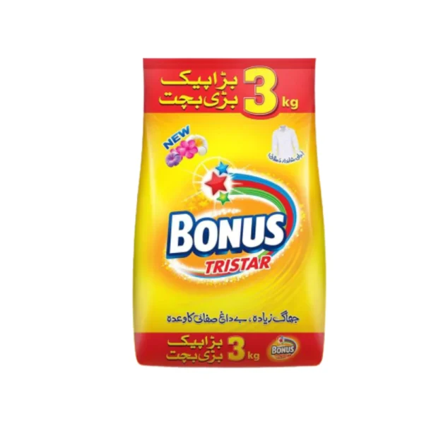 BONUS WASHING POWDER TRISTAR POUCH 3KG