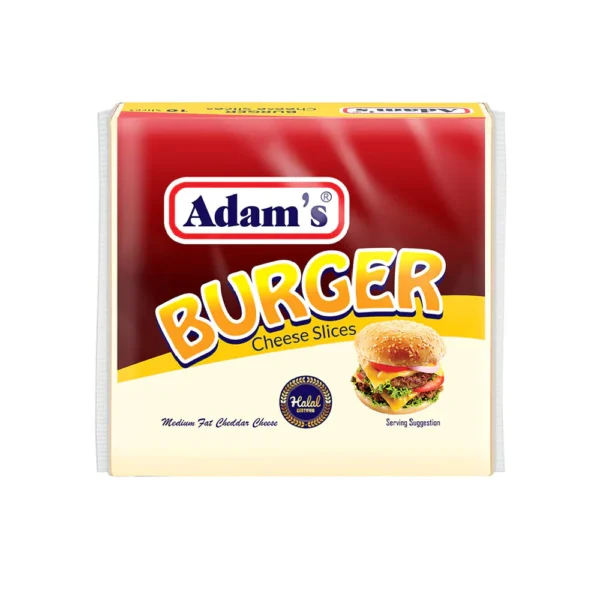 ADAM'S BURGER CHEESE SLICES 200G
