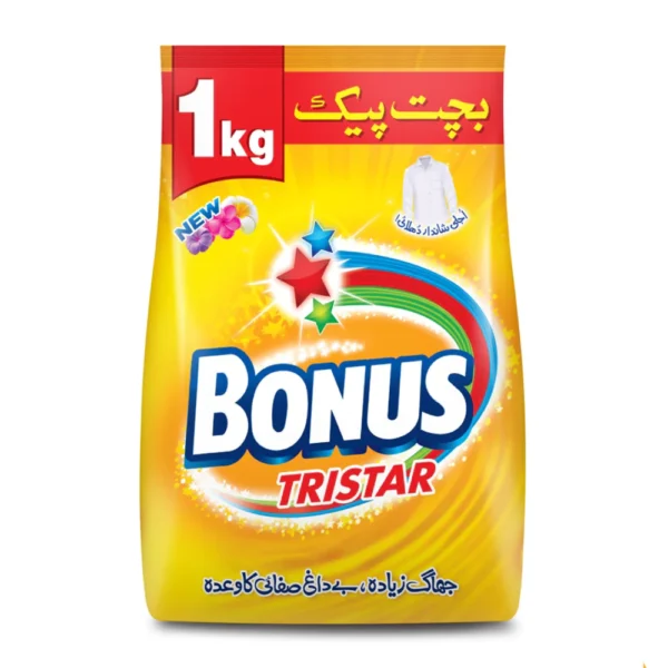 BONUS WASHING POWDER TRISTAR POUCH 1KG