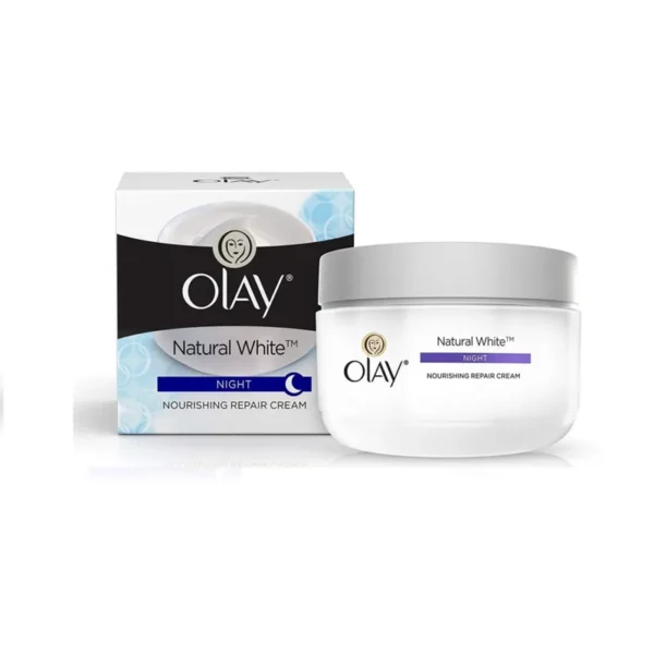 OLAY NATURAL WHITE ALL IN ONE RADIANCE NIGHT CREAM 50G