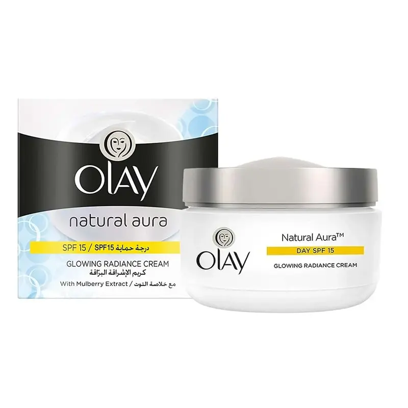 OLAY-NATURAL-WHITE-GLOWING-RADIANCE-DAY-CREAM-SPF15-50ML.webp OLAY NATURAL WHITE GLOWING RADIANCE DAY CREAM SPF15 50ML - Image 1