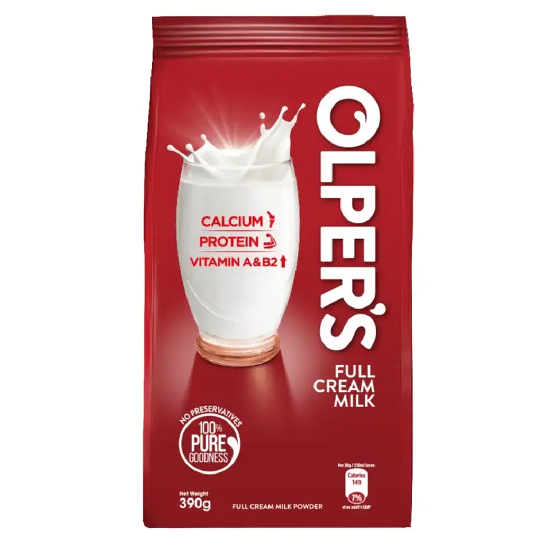 OLPERS-FULL-CREAM-MILK-POWDER-390G.webp OLPER'S FULL CREAM MILK POWDER 390G - Image 1