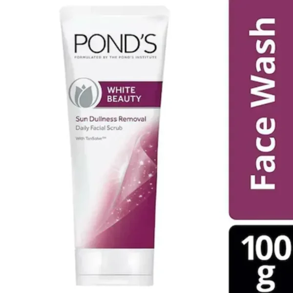 PONDS WHITE BEAUTY FACIAL SCRUB SUN DULLNES REMOVAL 100G
