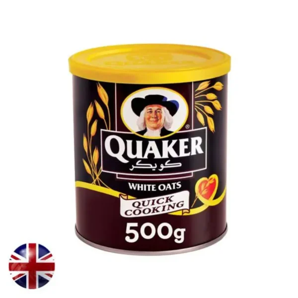 QUAKER WHITE OATS TIN 500G