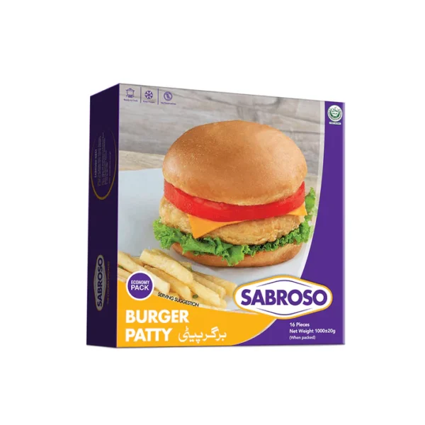 SABROSO BURGER PATTIES 16PCS 1KG