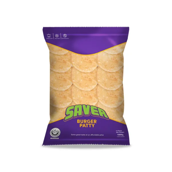 SABROSO BURGER PATTY SAVER PACK 1KG